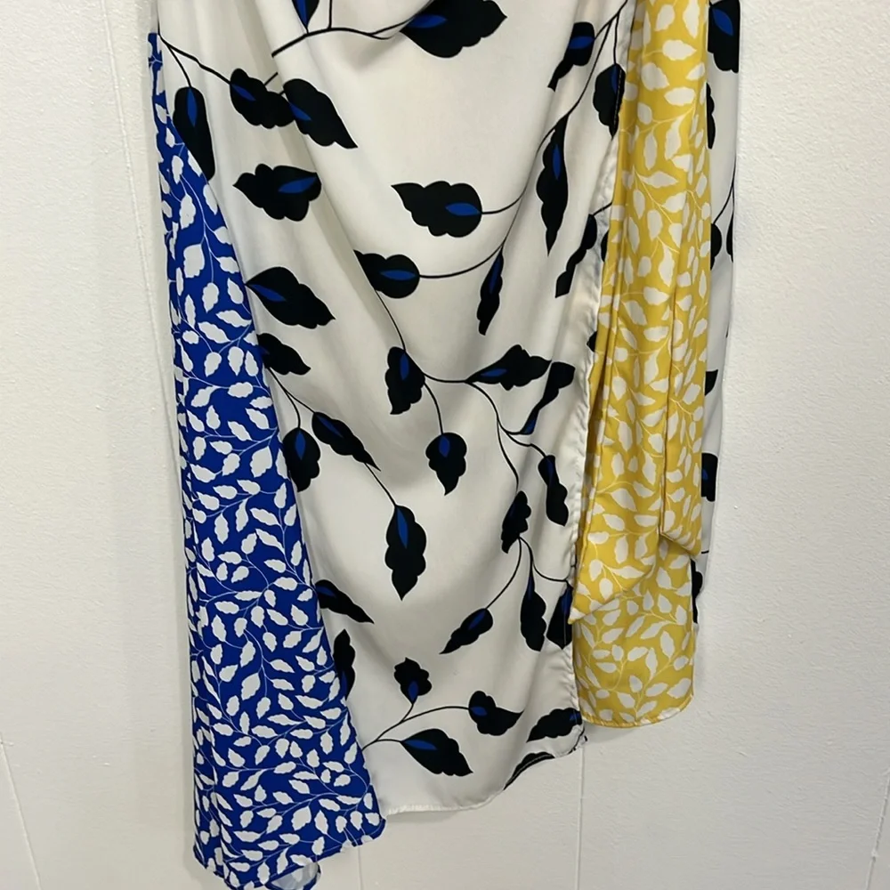 Yumi Kim Yellow and Blue Wrap Dress - Picture 9 of 14